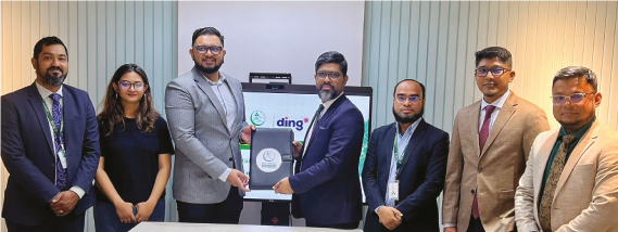 আকিজ তাকাফুল লাইফ ইন্স্যুরেন্স পিএলসি এবং আয়ারল্যান্ড এর একটি কোম্পানি Ezetop Unlimited Company t/a Ding-এর মধ্যে " গ্রুপ লাইফ, পার্সোনাল এক্সিডেন্ট এবং হেলথ্ ইন্স্যুরেন্স" চুক্তি স্বাক্ষর